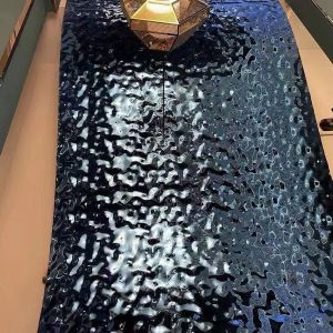 China Wall Clading Stainless Steel Sheet Water Ripple Pattern Water Wave Stainless Steel Sheet on sale