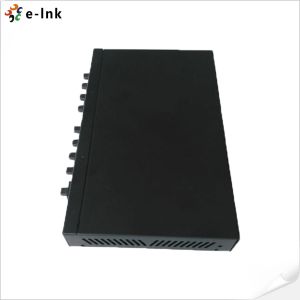 Managed 8x100M SFP + 1x1000M SFP/TP Combo Ethernet Fiber Switch DC12V 2A Uplink