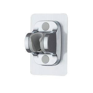 Self Adhesive Adjustable Chrome Wall Mounted Shower Handset Holder