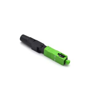 SC APC 60mm Fiber Optic Connectors 50dB Field Installable