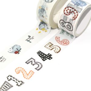 Japanese Washi Masking Tape Anti UV Colorful Art Design Width 30mm Decorative