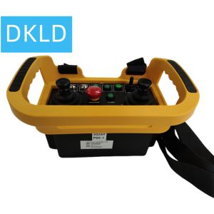 Wired industrial remote control for wheel group control of truck loading