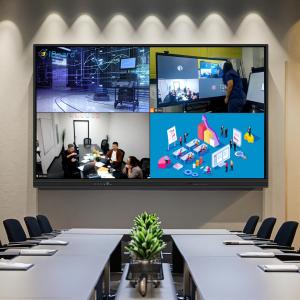 Cheap 75 Inch Interactive Flat Panel Display Touch Screen with Updated AI Function for Smart Education for sale
