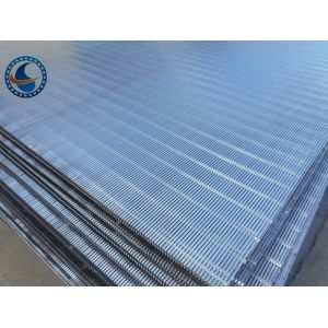 High Strength Wedge Wire Screen Panels Long Lifespan Ss 304