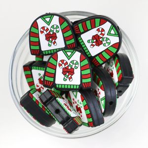 Custom Christmas Silicone focal beads BPA Free Eco Friendly DIY beads for pen