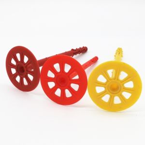 Professional Plastic PP Wall Plug Rigid Insulation Fasteners Galvanized Custom