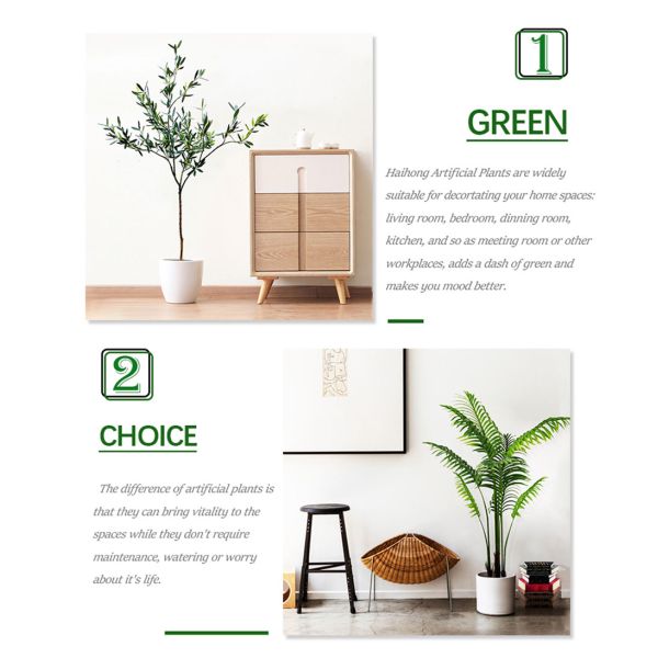 Restaurant Balcony Artificial Podocarpus Tree Faux Green Plant 1.6m No Nursing