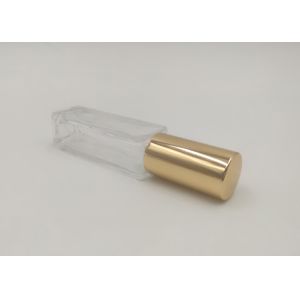 Square 10ml Travel Perfume Bottle , Refillable Perfume Atomiser Transparent