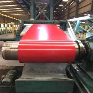 Red Ppgi Prepainted Galvanized Steel Coil 0.4mm Ppgl Color Coated