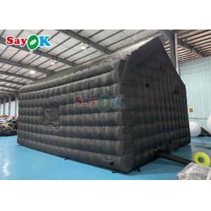 Large Black Inflatable Cube Disco Tent Inflatable Disco Marquee Tent For Wedding