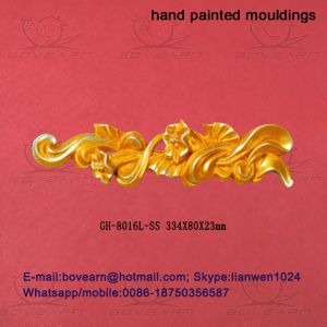 China High density delicate pu veneer pu accessories / PU Wall hanging decoration on sale