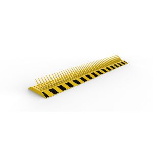 Police Road Tyre Spike Barrier With Reflective Strip , Tyre Deflation Spikes
