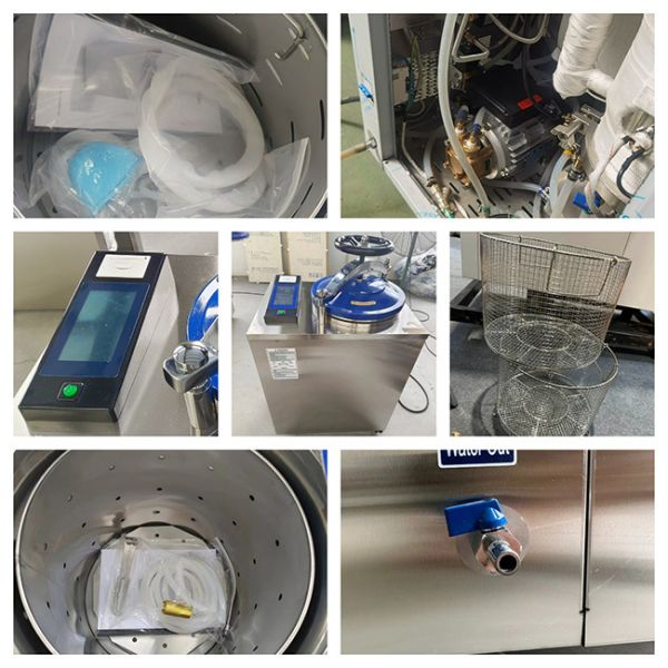 50L Vertical Autoclave Machine Automatic Control Drying Function pulsating vacuum sterilizer