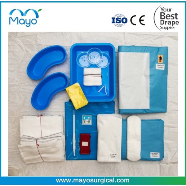 Quality MAYO Surgical C-Section Procedure Pack With Cesarean Drape wholesale