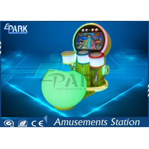 Attractive Amusement Game Machines / Drummer Hitting Music Arcade Game Equipment