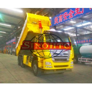 6x4 Heavy Duty Dump Truck 25 Tons Loading Capacity Durable MAN Engine