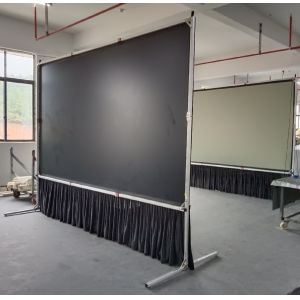 150 - 300 Inch Fast Fold Projector Screen Portable Outdoor Front / Rear