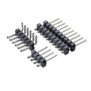 Pitch 1.27mm 2.0mm 2.54mm Male Angle Pin Header PCB SMT Connector Single Dual