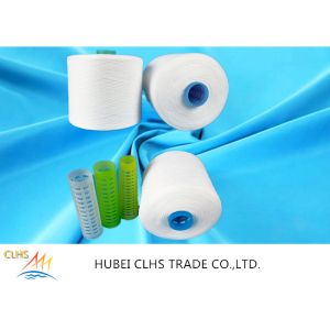 Good Fastness Spun Polyester Yarn Plastic Dyeing Tube AAA Grade For Knitting