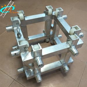 Lightweight 6061-T6 Aluminum Exhibition Booth Sleeve Block Plate Truss