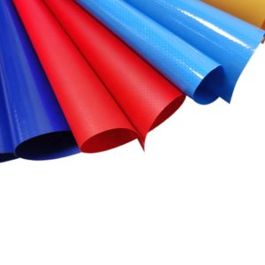 100 % Polyester Mildew Resistant Vinyl Tarp Sheet With Flame Retardant And Tear