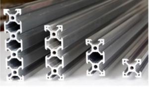 Cheap Silvery Anodized Aluminum Extrusion Profiles For Production Line , T Slot Aluminum Profile for sale