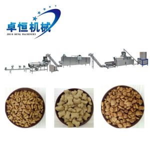 Large Capacity Twin Screw Texture Extruder Pet Food Machine Processing