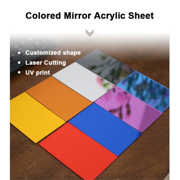 Silver 3mm A4 Lucite Plastic Mirror Sheets