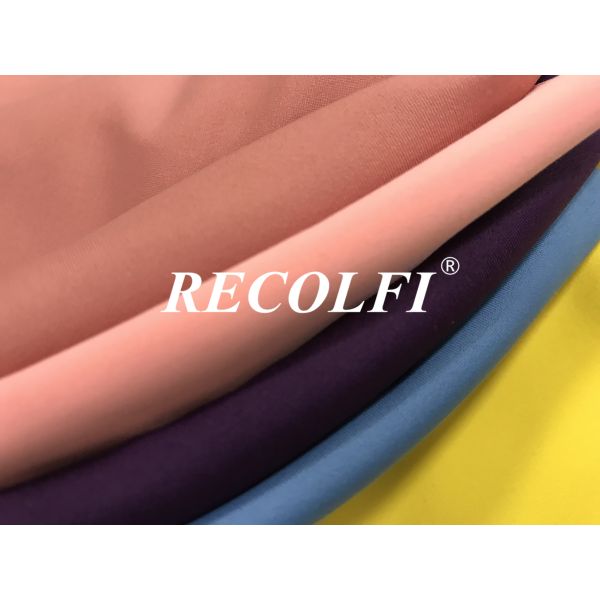Anti Bacterial Repreve Recycled Fabric High Performance For Yoga Wear