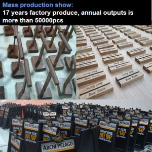 Natural Wood Clip Menu Holder Flip Tabletop Sign Holder Stand A4 / A5 / A6 Size