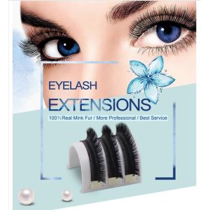 Top quality premade fanned 3D Eyelash Extensions 0.07 Camellia Lashes