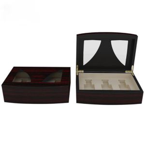 Cheap Brown Custom Perfume Box Luxury Perfume Box Recyclable With Laser Engraving Logo for sale