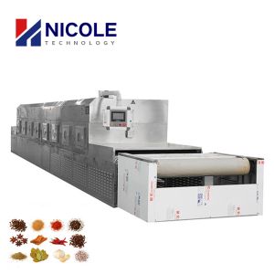 PLC Control Microwave Commercial Dryer Machine Industrial For Condiments