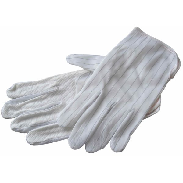 Sweat Absorbency PVC ESD Dotted Anti Static Hand Gloves