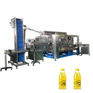 3 In 1 Concentrated Juice Bottling Machine / Juice Filling Equipment For Pet