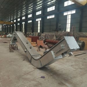 Stainless Steel Chain Scraper Conveyer Customized Wet Scrapper Conveyor