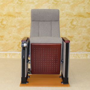 China Rechargeable Folding Auditorium Seating , Practical ODM Cinema Chair With Cup Holder on sale