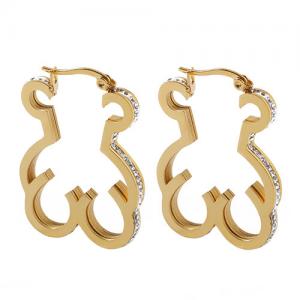 Cheap Women Gold Plated Stainless Steel Earrings Touch Love Costume Jewelry Earrings for sale