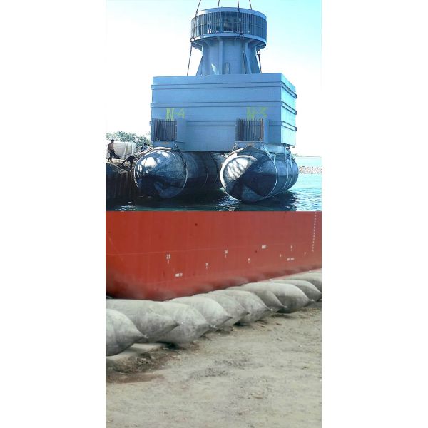 High Bearing Airbag Launching Ship Capacity Durable Floating Marine Rubber Airbags