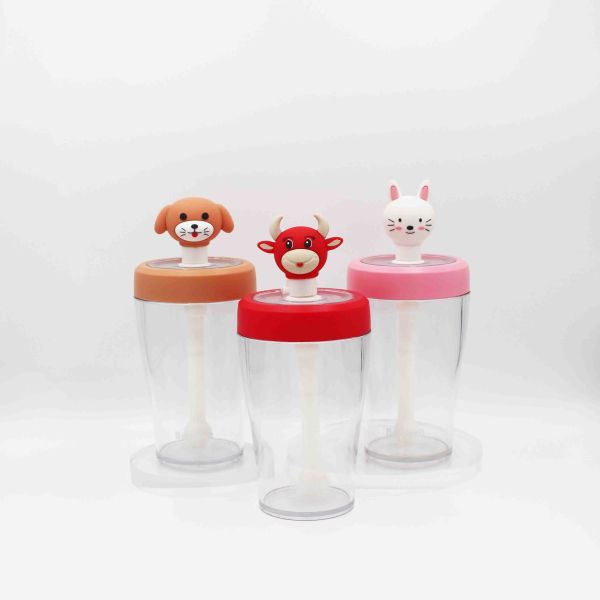 Hydrate Silicone Straw Water Bottle