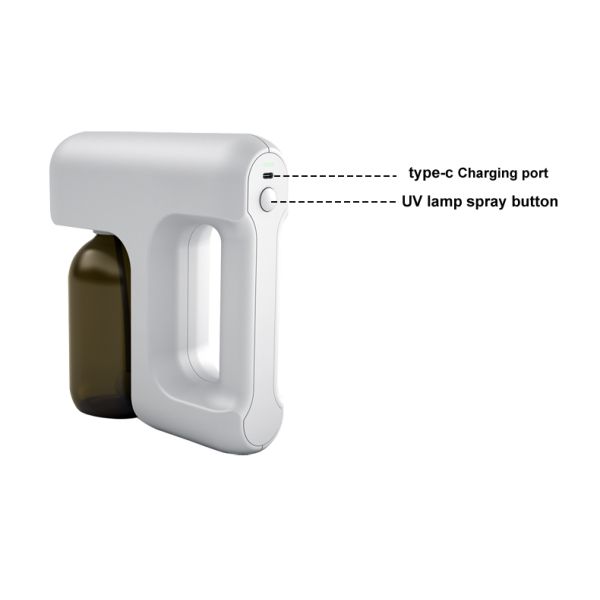 Handheld rechargeable nano steam sprayer