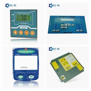 LED LCD Control Panel Graphic Overlays Polydome Button Industrial Control Panels