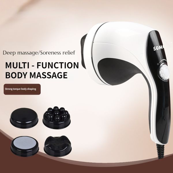Handheld Electric Vibrating Massage Gun Full Body Relief Massager Machine