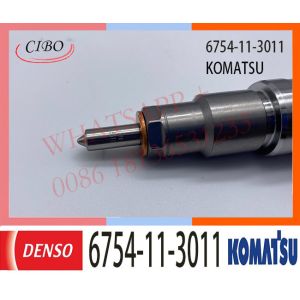6754-11-3011 KOMATSU Fuel Injectors 0445120231 PC200-8 PC220-8 Excavator 6D107