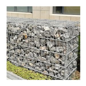 Punching Processed Galvanized Welded Mesh Gabion Basket for Retaining Wall
