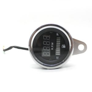 93*70*61mm 2 In 1 Motorcycle Meter Modified DC12V Led Fuel Gauge