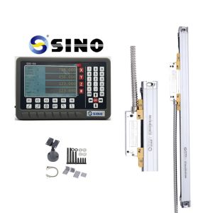 Cheap Full Set Glass Linear Scale Encoder Sensor For Milling Lathe With 4 Axis LCD Digital Readout for sale