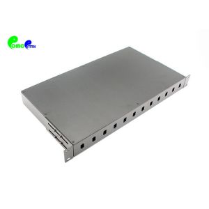 Reasonable Layout 1U ODF Patch Panel Rack Mounted 1.2mm Cold Rolled Steel