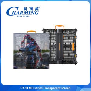 Rental P3.91 transparent screen waterproof for outdoor use factory outlet best