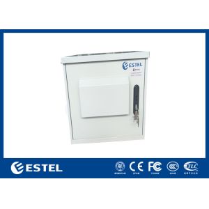 Fan Cooling Pole Mount Enclosure Telecom Outdoor Cabinet Assembled / Welded